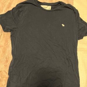 Navy blue abercrombie and fitch t shirt